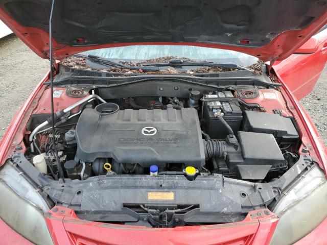 1YVHP84C855M60383 - 2005 MAZDA 6 I RED photo 11