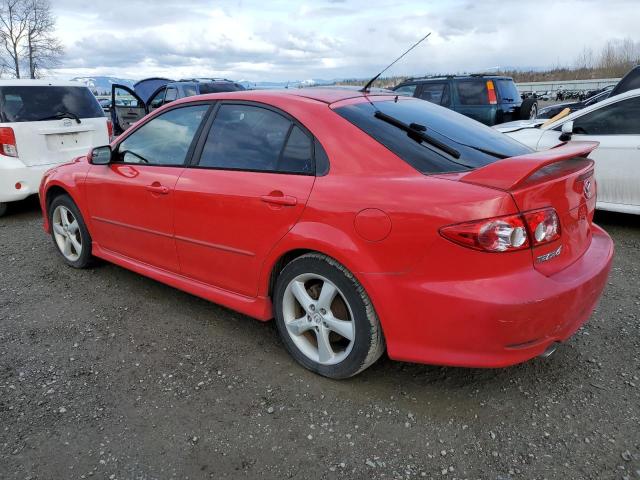 1YVHP84C855M60383 - 2005 MAZDA 6 I RED photo 2