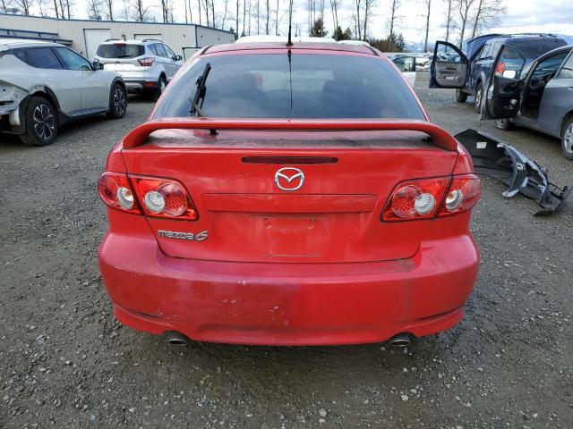 1YVHP84C855M60383 - 2005 MAZDA 6 I RED photo 6