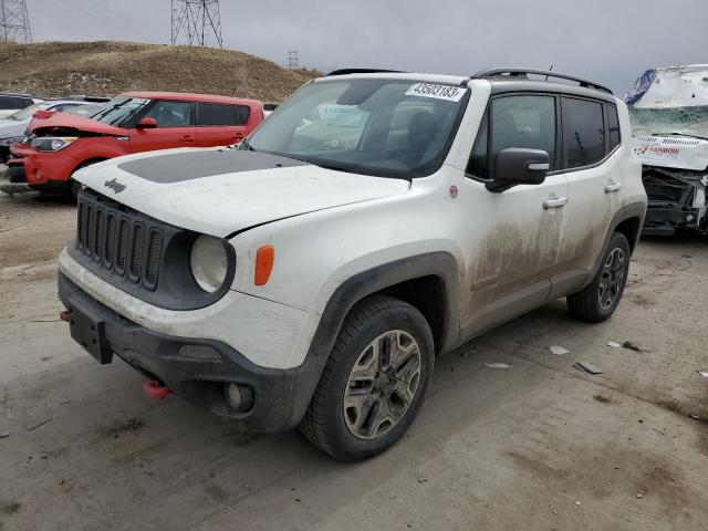 ZACCJBCBXHPE45922 - 2017 JEEP RENEGADE TRAILHAWK WHITE photo 1