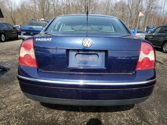 WVWPD63B84E282349 - 2004 VOLKSWAGEN PASSAT GLS BLUE photo 6