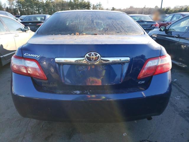 4T1BE46K47U103253 - 2007 TOYOTA CAMRY CE BLUE photo 6