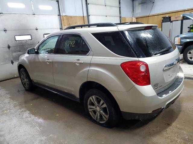 2GNFLEEK1C6167284 - 2012 CHEVROLET EQUINOX LT TAN photo 2