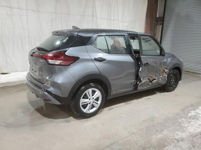 3N1CP5BV2NL500950 - 2022 NISSAN KICKS S GRAY photo 3