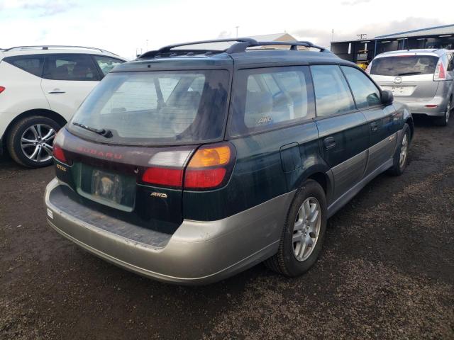 4S3BH675X17639386 - 2001 SUBARU LEGACY OUTBACK AWP 绿色 照片 4