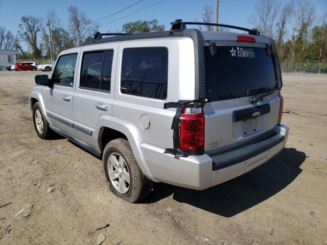 1J8HG48K17C700963 - 2007 JEEP COMMANDER 银色 照片 3