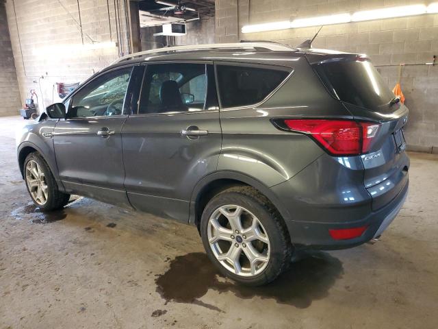 1FMCU9J94KUA76136 - 2019 FORD ESCAPE TITANIUM GRAY photo 2