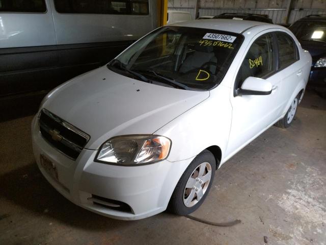 KL1TD5DE0BB165775 - 2011 CHEVROLET AVEO LS 白色 照片 2