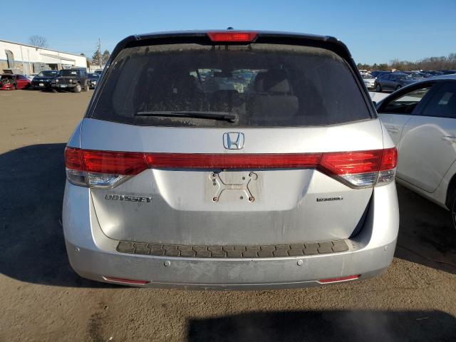 5FNRL5H95EB062694 - 2014 HONDA ODYSSEY TOURING SILVER photo 6