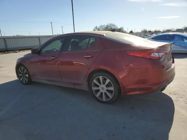 5XXGR4A63DG108647 - 2013 KIA OPTIMA SX RED photo 2