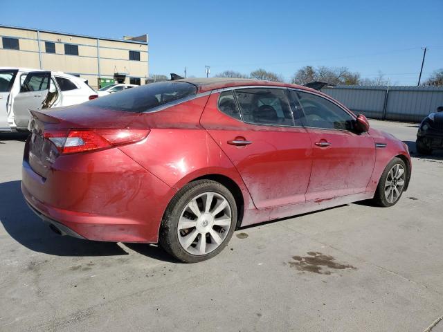 5XXGR4A63DG108647 - 2013 KIA OPTIMA SX RED photo 3