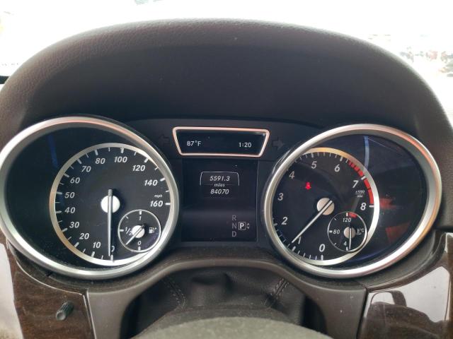 4JGDA5HB4EA282061 - 2014 MERCEDES-BENZ ML 350 4MATIC WHITE photo 9