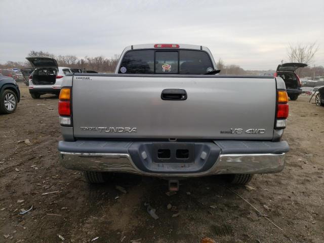 5TBBT44104S439835 - 2004 TOYOTA TUNDRA ACCESS CAB SR5 SILVER photo 6