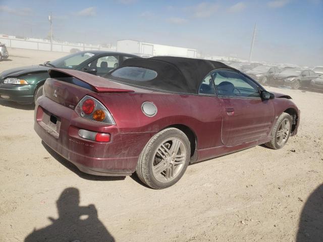 4A3AE55H84E062141 - 2004 MITSUBISHI ECLIPSE SPYDER GT MAROON photo 3