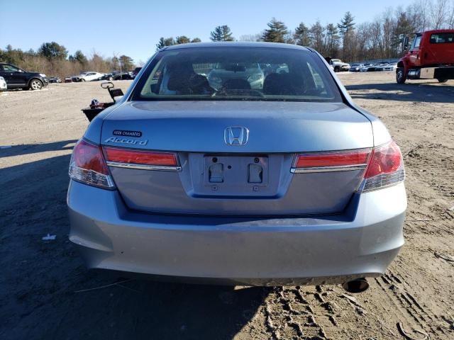 1HGCP2F32CA059525 - 2012 HONDA ACCORD LX BLUE photo 6