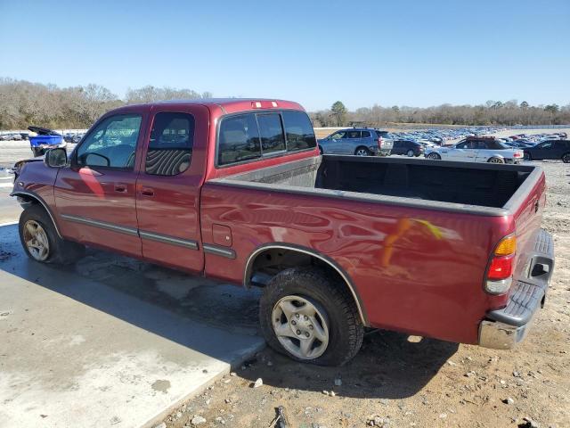 5TBRN34102S264745 - 2002 TOYOTA TUNDRA ACCESS CAB SR5 RED photo 2