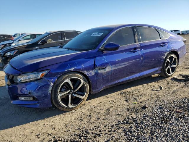 1HGCV1F37LA039156 - 2020 HONDA ACCORD SPORT BLUE photo 1