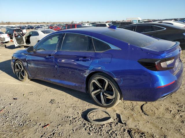 1HGCV1F37LA039156 - 2020 HONDA ACCORD SPORT BLUE photo 2