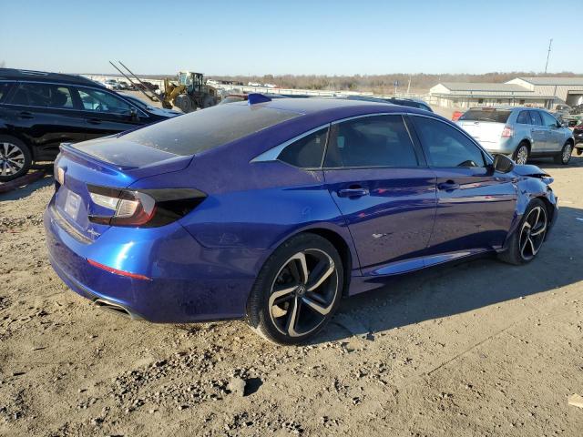 1HGCV1F37LA039156 - 2020 HONDA ACCORD SPORT BLUE photo 3