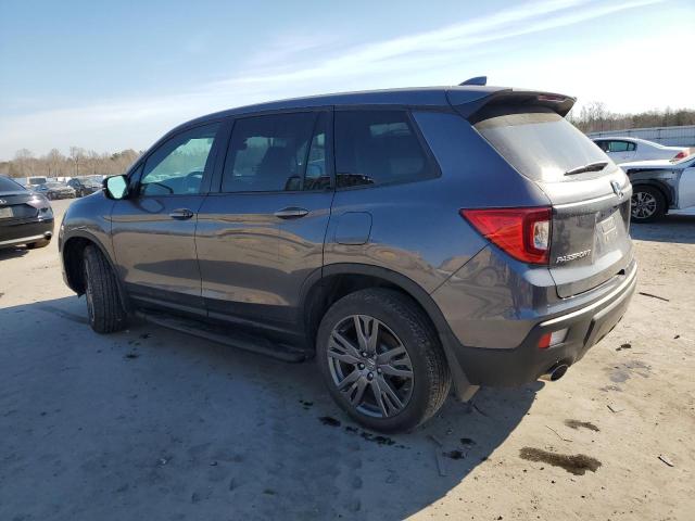 5FNYF8H51MB026341 - 2021 HONDA PASSPORT EXL BLACK photo 2