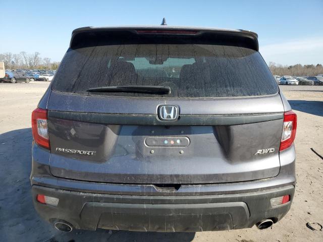 5FNYF8H51MB026341 - 2021 HONDA PASSPORT EXL BLACK photo 6