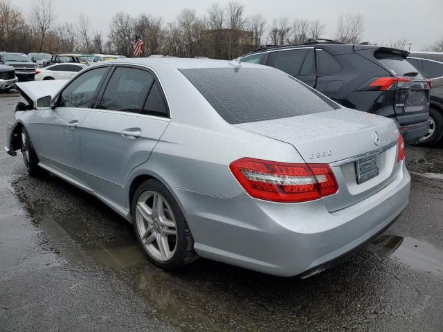 WDDHF8JB0DA724728 - 2013 MERCEDES-BENZ E 350 4MATIC SILVER photo 2