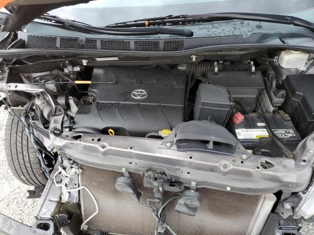 5TDZK3DC4CS243139 - 2012 TOYOTA SIENNA GRAY photo 12