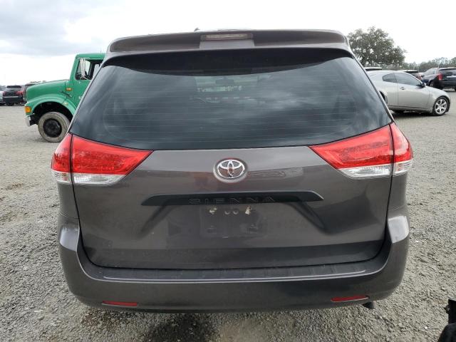 5TDZK3DC4CS243139 - 2012 TOYOTA SIENNA GRAY photo 6