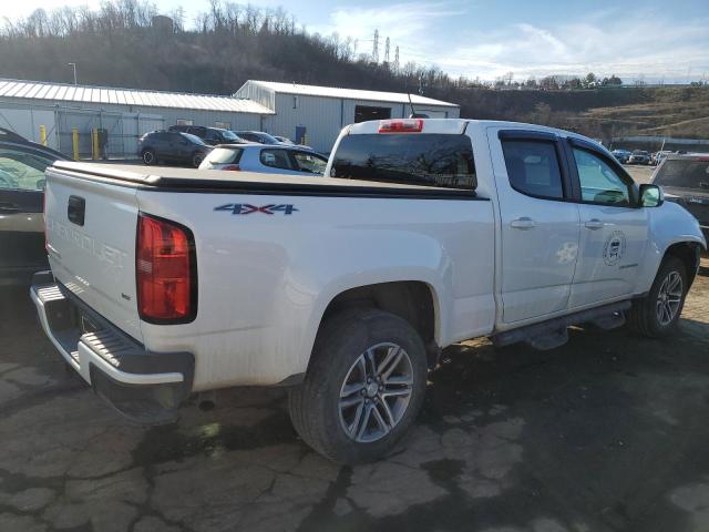 1GCGTBEN6M1242913 - 2021 CHEVROLET COLORADO WHITE photo 3