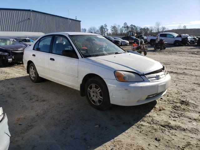 1HGES16501L010537 - 2001 HONDA CIVIC LX WHITE photo 4