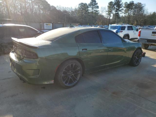 2C3CDXGJ5MH559347 - 2021 DODGE CHARGER SCAT PACK GREEN photo 3
