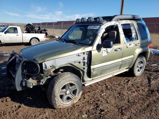 1J4GL38K34W152221 - 2004 JEEP LIBERTY RENEGADE GREEN photo 1