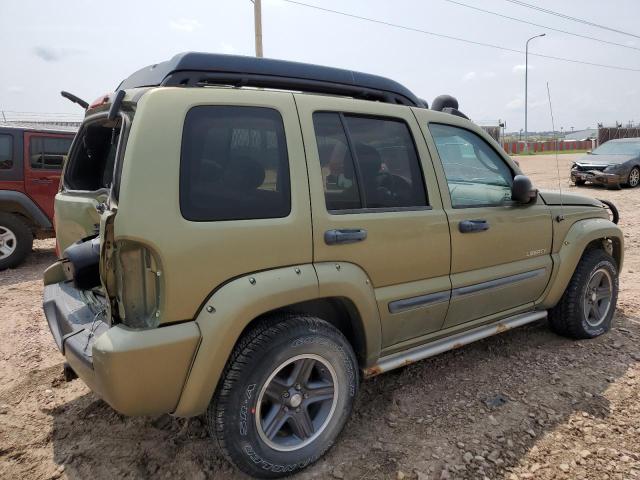 1J4GL38K34W152221 - 2004 JEEP LIBERTY RENEGADE GREEN photo 3