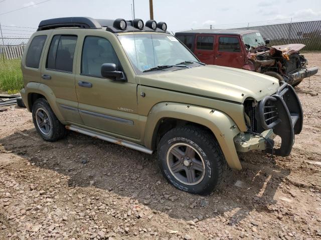 1J4GL38K34W152221 - 2004 JEEP LIBERTY RENEGADE GREEN photo 4