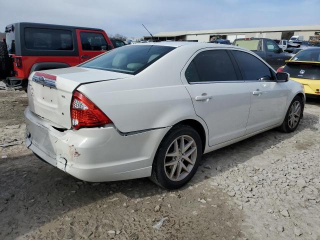 3FAHP0JA8BR263383 - 2011 FORD FUSION SEL WHITE photo 3