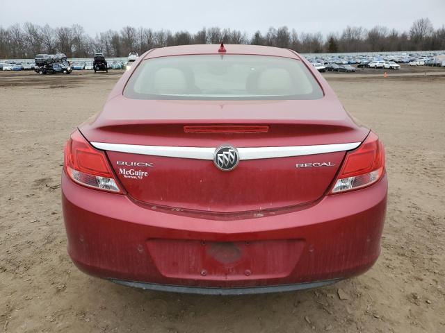 2G4GS5EK2C9184962 - 2012 BUICK REGAL PREMIUM MAROON photo 6