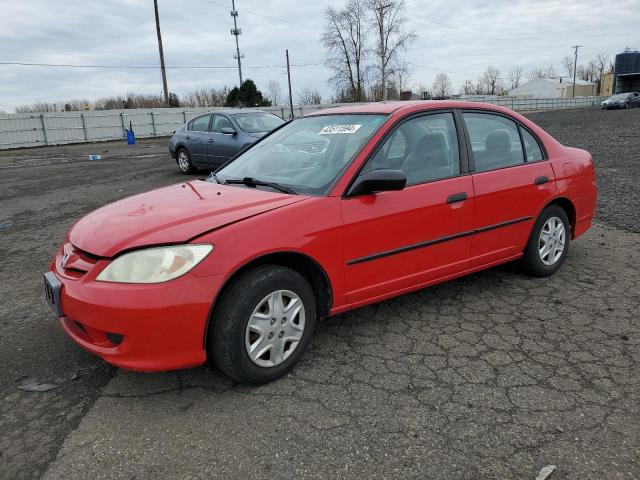 1HGES16335L015929 - 2005 HONDA CIVIC DX VP Qırmızı foto 1