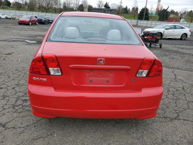 1HGES16335L015929 - 2005 HONDA CIVIC DX VP Qırmızı foto 6