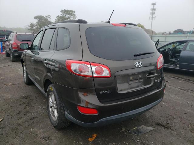 5XYZGDAB8BG036235 - 2011 HYUNDAI SANTA FE GLS GRAY photo 3