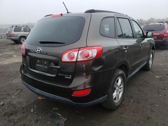 5XYZGDAB8BG036235 - 2011 HYUNDAI SANTA FE GLS GRAY photo 4