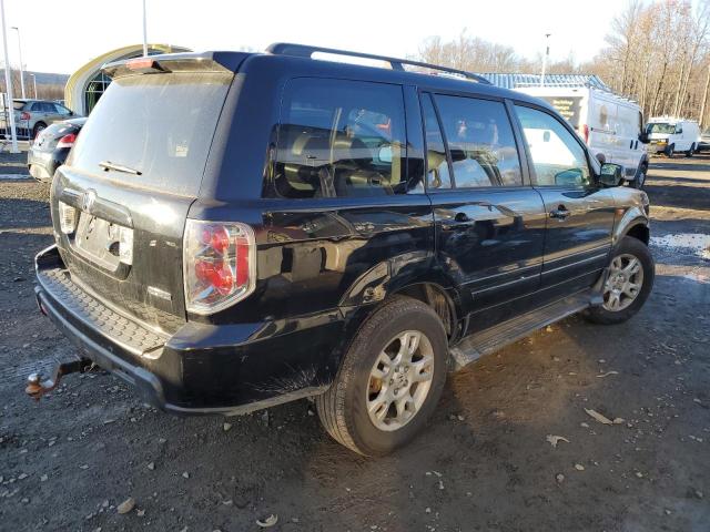 5FNYF18748B020242 - 2008 HONDA PILOT EXL BLACK photo 3