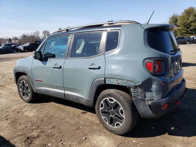 ZACCJBCT1GPD25501 - 2016 JEEP RENEGADE TRAILHAWK BLUE photo 2