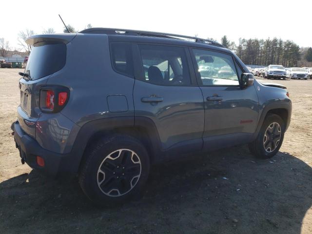 ZACCJBCT1GPD25501 - 2016 JEEP RENEGADE TRAILHAWK BLUE photo 3