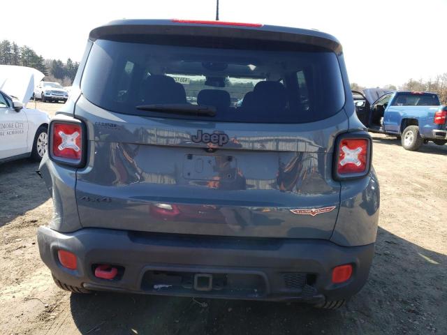 ZACCJBCT1GPD25501 - 2016 JEEP RENEGADE TRAILHAWK BLUE photo 6