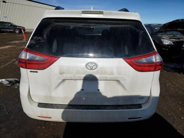 5TDKZ3DC4LS071403 - 2020 TOYOTA SIENNA LE WHITE photo 6