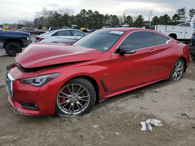 JN1FV7ELXHM701076 - 2017 INFINITI Q60 RED SPORT 400 RED photo 1