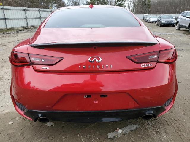 JN1FV7ELXHM701076 - 2017 INFINITI Q60 RED SPORT 400 RED photo 6