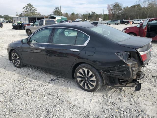 1HGCR6F53EA009352 - 2014 HONDA ACCORD HYBRID EXL BLACK photo 2