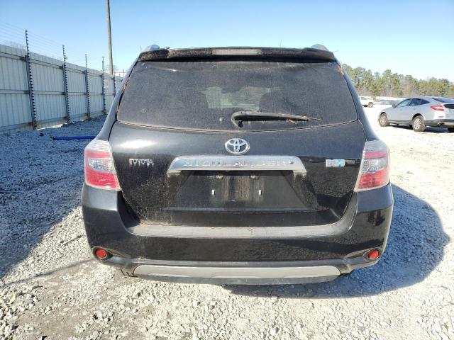 JTEEW41A682003791 - 2008 TOYOTA HIGHLANDER HYBRID BLACK photo 6