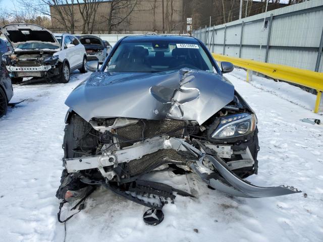 WDDWF4KB5GR149806 - 2016 MERCEDES-BENZ C 300 4MATIC SILVER photo 5